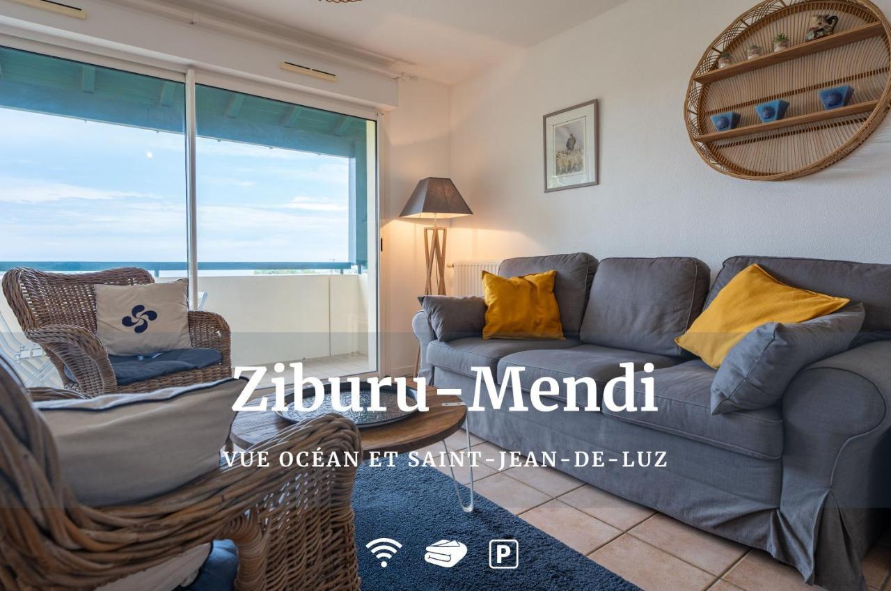 Ziburu Mendi - Appartement Calme, Vue Mer, Parking - WiFi Ciboure Exterior foto