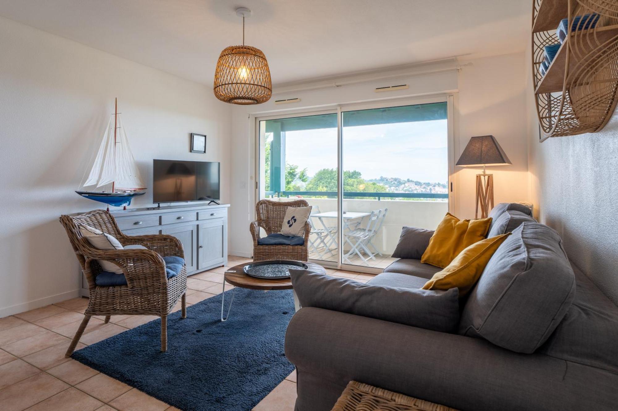 Ziburu Mendi - Appartement Calme, Vue Mer, Parking - WiFi Ciboure Exterior foto