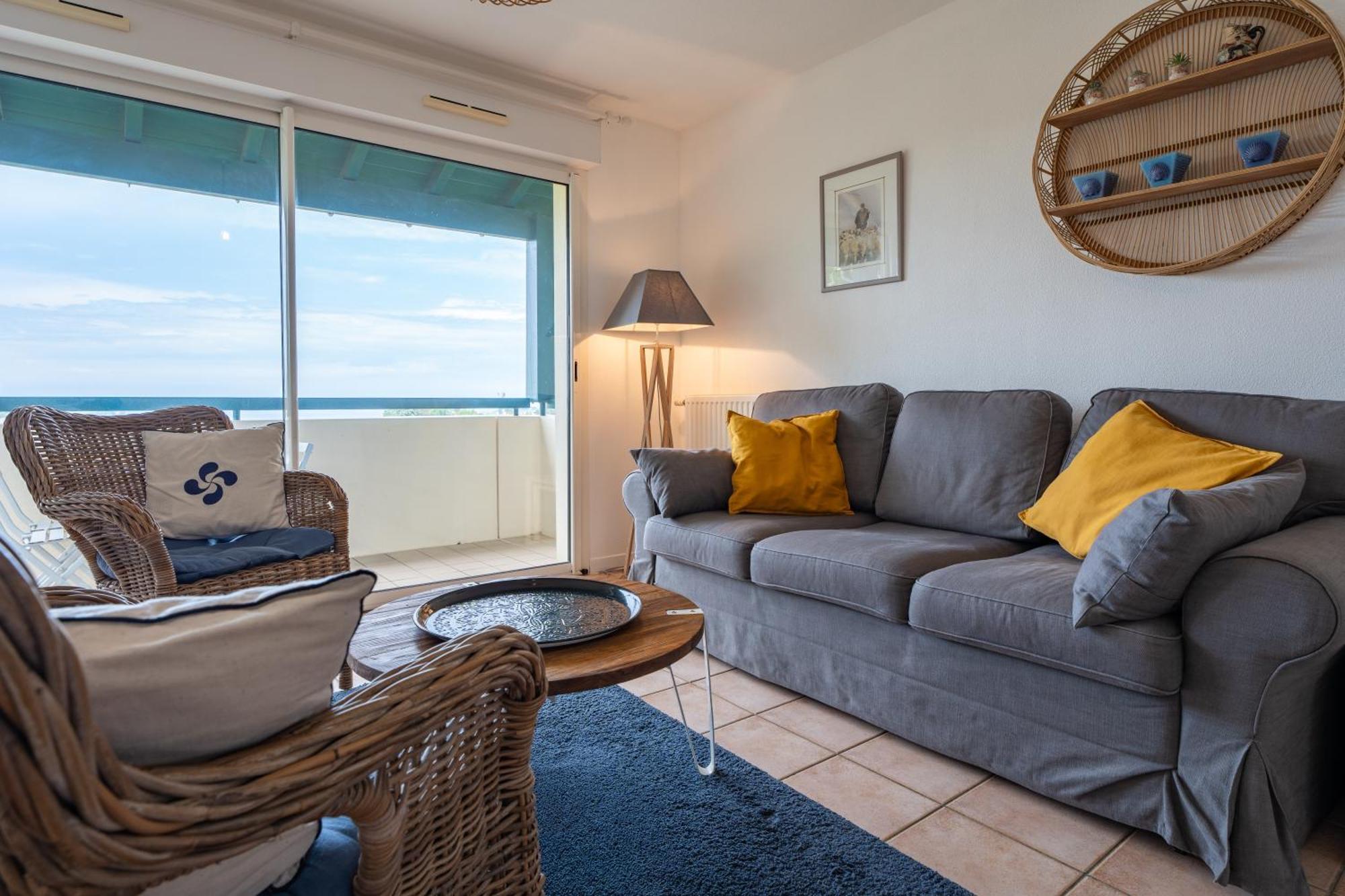 Ziburu Mendi - Appartement Calme, Vue Mer, Parking - WiFi Ciboure Exterior foto